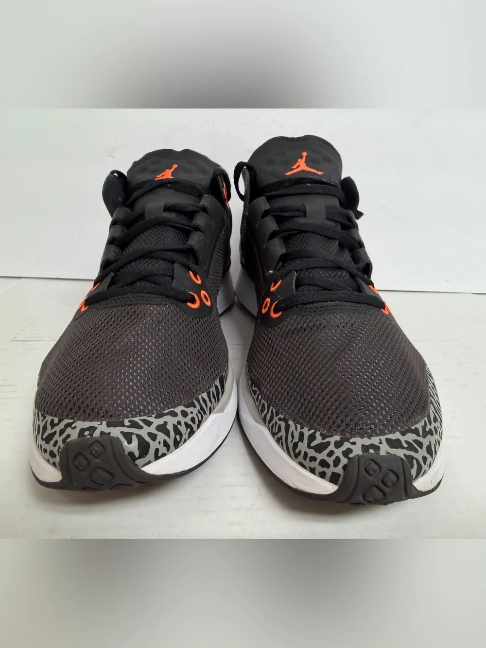 Nike Mens Jordan 88 Racer Black Cement Orange Shoes Sneakers AV1200-008 Size 12